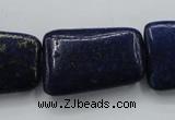 CNL675 15.5 inches 20*30mm trapezoid natural lapis lazuli beads