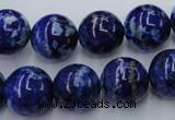 CNL717 15.5 inches 14mm round natural lapis lazuli gemstone beads