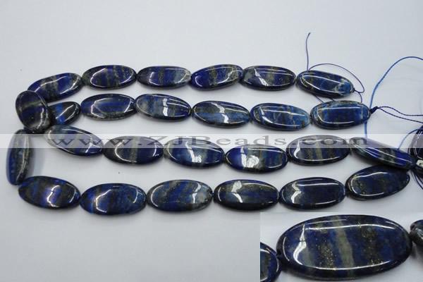 CNL755 15.5 inches 15*30mm oval natural lapis lazuli gemstone beads