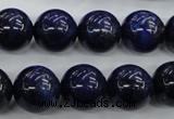 CNL855 15.5 inches 14mm round natural lapis lazuli gemstone beads