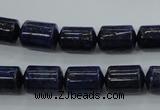 CNL883 15.5 inches 9*12mm tube natural lapis lazuli gemstone beads