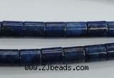 CNL886 15.5 inches 8*10mm tube natural lapis lazuli gemstone beads