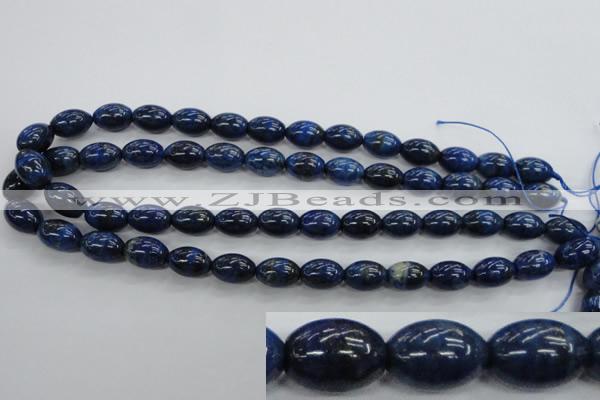 CNL895 15.5 inches 10*14mm rice natural lapis lazuli gemstone beads