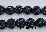 CNL932 15.5 inches 12*12mm heart natural lapis lazuli gemstone beads