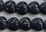 CNL935 15.5 inches 16*16mm heart natural lapis lazuli gemstone beads