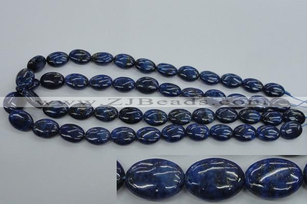 CNL942 15.5 inches 12*16mm oval natural lapis lazuli gemstone beads