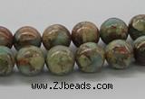 CNS02 16 inches 10mm round natural serpentine jasper beads wholesale