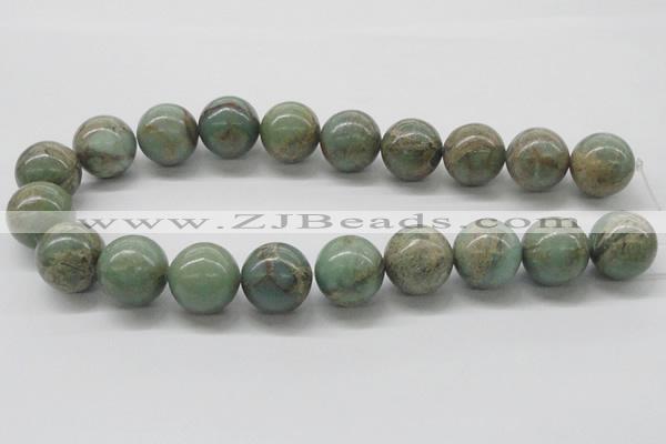 CNS05 16 inches 20mm round natural serpentine jasper beads wholesale