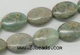 CNS12 16 inches 13*18mm oval natural serpentine jasper beads