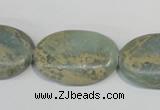 CNS243 15.5 inches 20*30mm oval natural serpentine jasper beads