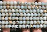 CNS301 15.5 inches 6mm round natural serpentine jasper beads