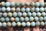 CNS303 15.5 inches 10mm round natural serpentine jasper beads