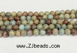 CNS332 15.5 inches 8mm round serpentine jasper beads wholesale