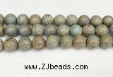 CNS337 15.5 inches 18mm round serpentine jasper beads wholesale