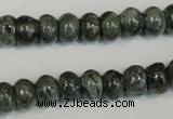 CNS410 15.5 inches 4*6mm rondelle natural serpentine jasper beads