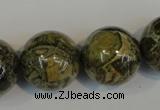 CNS508 15.5 inches 20mm round natural serpentine jasper beads