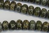 CNS512 15.5 inches 8*12mm rondelle natural serpentine jasper beads