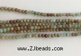 CNS700 15.5 inches 4mm round serpentine jasper beads wholesale