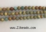 CNS702 15.5 inches 8mm round serpentine jasper beads wholesale