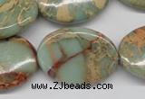 CNS96 15.5 inches 22*30mm oval natural serpentine jasper beads