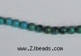 CNT01 16 inches 5mm round natural turquoise beads wholesale