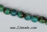 CNT04 16 inches natural turquoise 8mm round beads wholesale