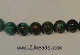 CNT104 15.5 inches 8mm round natural turquoise beads wholesale