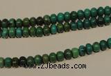 CNT110 15.5 inches 3*5mm rondelle natural turquoise beads wholesale