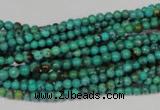 CNT203 15.5 inches 3mm round natural turquoise beads wholesale