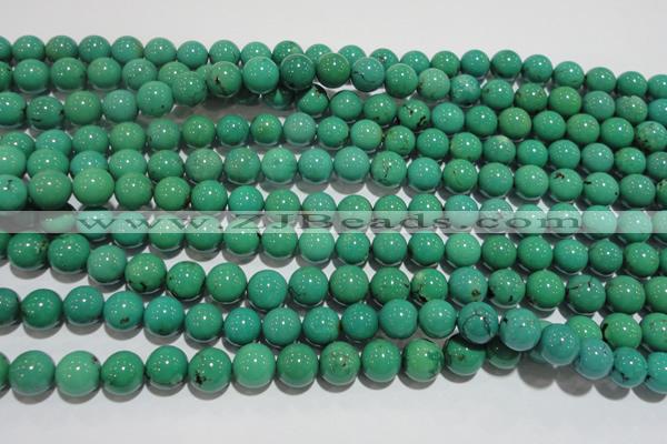 CNT209 15.5 inches 10mm round natural turquoise beads wholesale