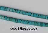 CNT21 16 inches 3-5mm heishi natural turquoise beads wholesale