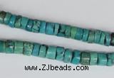 CNT22 16 inches 3-6mm heishi natural turquoise beads wholesale