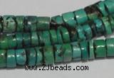 CNT220 15.5 inches 3*7mm – 5*9mm heishi natural turquoise beads