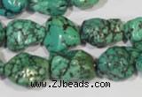 CNT248 15.5 inches 12*14mm - 15*18mm nuggets natural turquoise beads