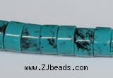 CNT26 16 inches 9*14mm wheel natural turquoise beads wholesale