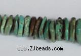 CNT30 16 inches multi-size natural turquoise chip beads wholesale