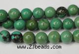 CNT352 15.5 inches 8mm round turquoise beads wholesale