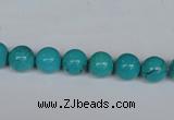 CNT39 16 inches 4mm round turquoise beads wholesale