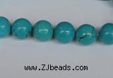 CNT40 16 inches 6mm round turquoise beads wholesale