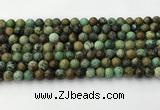 CNT410 15.5 inches 6mm round natural turquoise beads wholesale