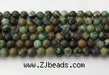 CNT411 15.5 inches 8mm round natural turquoise beads wholesale