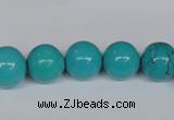 CNT43 16 inches 12mm round turquoise beads wholesale