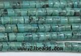 CNT527 15.5 inches 3mm - 3.5mm heishi turquoise gemstone beads