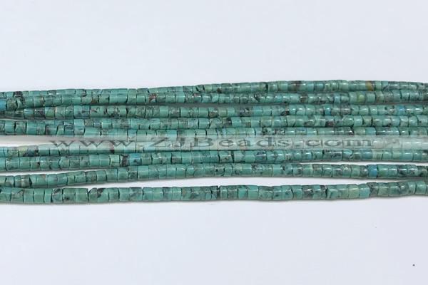 CNT527 15.5 inches 3mm - 3.5mm heishi turquoise gemstone beads