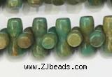 CNT536 15.5 inches 3*9mm turquoise gemstone beads