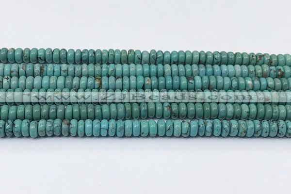 CNT543 15.5 inches 3*6mm rondelle turquoise gemstone beads