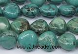 CNT546 15.5 inches 8mm triangle turquoise gemstone beads