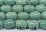 CNT565 15.5 inches 6*8mm teardrop turquoise gemstone beads