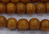 CNW03 15.5 inches 8mm round nangka wood beads wholesale