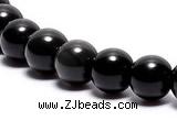 COB01 15 inches 6mm round black obsidian gemstone beads wholesale